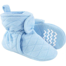 Indoor Shoes Hudson Baby Quilted Booties - Blue