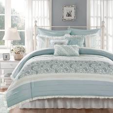 Cotton Bedspreads Madison Park Dawn Bedspread Blue (228.6x228.6)