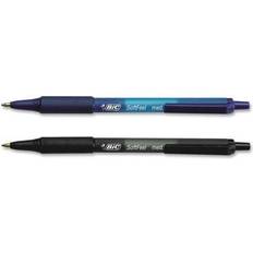 Bic Soft Feel Retractable Ballpoint Pen, 1mm, Assorted Ink/Barrel, 36/Pack