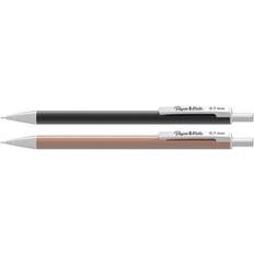 Mechanical Pencil, 0.5mm, 1/4"x1/4"x5-3/4" 2/PK, Rose/Gold PK