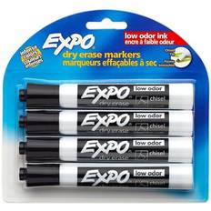 Expo Black Chisel Dry Erase Markers 4 ct False