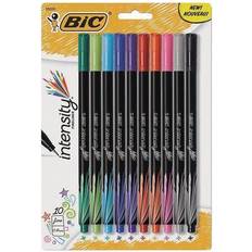 Water Based Fineliners Bic Intensity Fineliner Marker Pen 10-pack