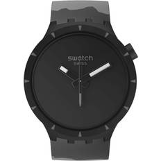 Swatch Unisex Armbanduhren Swatch Big Bold Bioceramic Basalt (SB03B110)