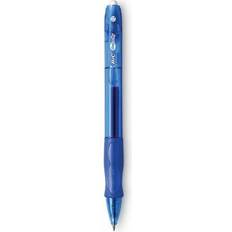 Bic Velocity Rollerball Retractable Gel Pen, 0.7mm, Blue Ink, Dozen