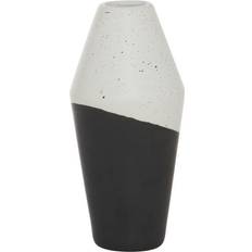 Black Ceramic Contemporary Vase Vase 12"