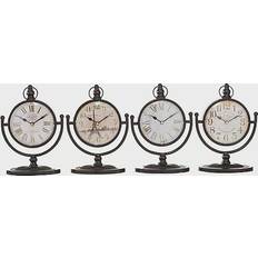 Ridge Road Décor Metal Vintage Table Clocks Table Clock 8"