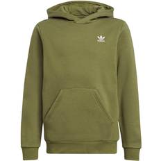 Adidas Kid's Adicolor Hoodie - Focus Olive/White (HF2308)