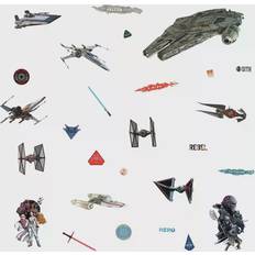 RoomMates Star Wars Episode IX Galactic Ships Peel & Stick Wall Decal