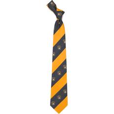 Gray - Men Ties Eagles Wings Geo Stripe Tie - Milwaukee Brewers