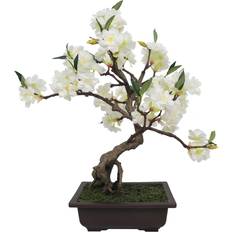 With Lighting Decorative Items Nearly Natural Cherry Blossom Bonsai Artificial Plant