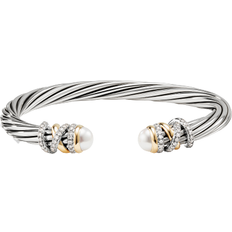 David Yurman Helena Color Bracelet - Silver/Gold/Pearls/Diamonds