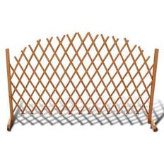 vidaXL Extendable Wood Trellis Fence 70.9x39.4"