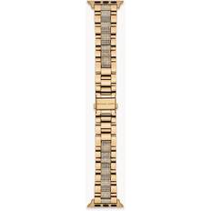 Wrist Watches Michael Kors Apple Glitz Gold-Tone Bracelet Gold