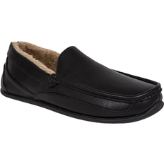 Men Moccasins Deer Stags Spun - Black