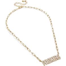 Baublebar Green Bay Packers Chain Necklace - Gold/Transparent