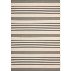 Safavieh Courtyard Collection Gray, Beige 24x144"