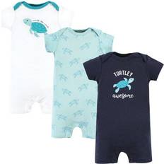 Hudson Infant Boy Cotton Rompers - Sea Turtle