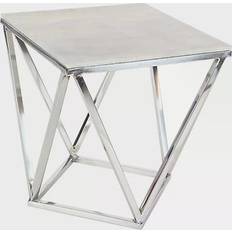 Small Tables Ridge Road Décor Square Marble Small Table 18x18"