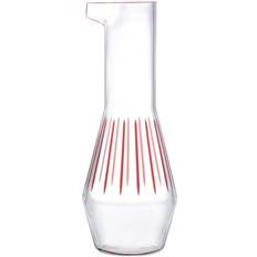 Red Water Carafes Nude Beak Iris Apfel Inspiration Carafe Red Stripe NO SIZE Water Carafe