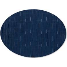 Green Place Mats Chilewich "Bamboo" Oval Placemat LAPIS Place Mat Green