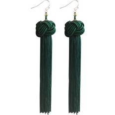 Everneed Maliva Earrings - Silver/Gold/Green