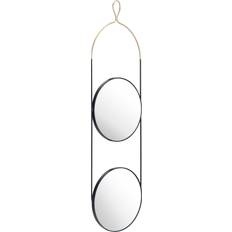 Zuo Modern Luna Black Round Mirror