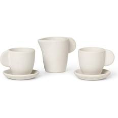 Spielküchen reduziert Ferm Living Miniature Tea Set Ceramic Off-White One Size Role play One size White