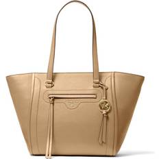 Michael Kors Tote Bags Medium Tote Leather cognac Tote Bags for ladies