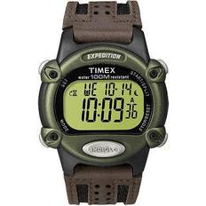 Timex Wrist Watches Timex T48042 Expedition Chrono Alarm Timer Green/Black/Brown