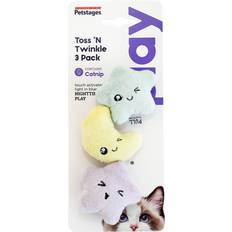 Hundeleker - Katter Husdyr PetStages Toss N Twinkle Catnip Cat Toys 3 Pack Multi One-Size