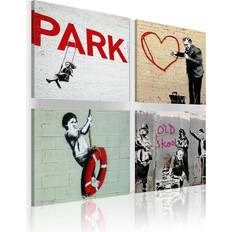 Veggdekorasjoner Arkiio Banksy Urban Inspiration 40x40 Findes i flere størrelser Maleri