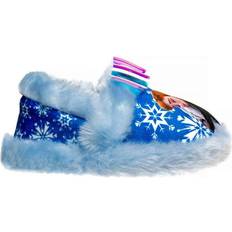 Josmo Toddler & Little Kid Disney Frozen Furry Moccasins with Bow - Light Blue