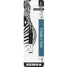 Pen Accessories Zebra Ink Refill,Ballpoint,Black,Fine,PK2 Black