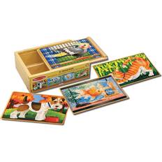 Knob Puzzles Melissa & Doug Pets Jigsaw Puzzles in a Box