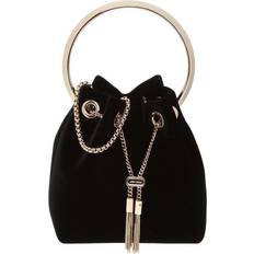 Jimmy Choo Bon Bon Bucket Bag - Velvet Black