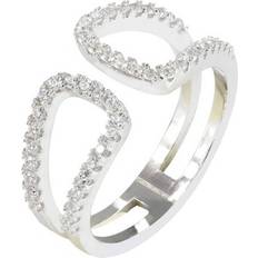 Everneed Filippa Ring - Silver/Transparent