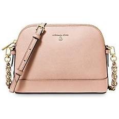 Large Jet Set Charm Dome Crossbody Bag Soft Pink Large