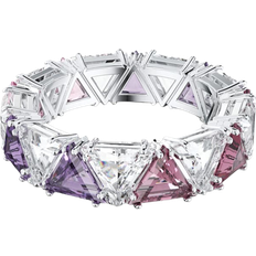 Swarovski Ortyx Cocktail Ring - Silver/Purple/Transparent