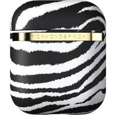 Headsets og ørepropper Richmond & Finch Zebra AirPods Case Black ONE SIZE