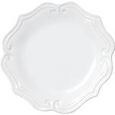 Vietri Incanto Baroque Stoneware White Dish