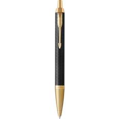 Parker IM Premium Black Gold Trim Ball Pen