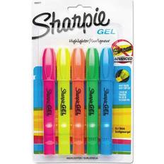 Gel Highlighters, Assorted Colors, Pack Of 5