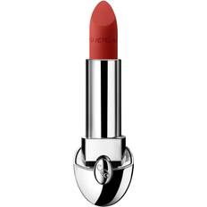 Brick red lipstick Guerlain Rouge G Luxurious Velvet Matte Lipstick #555 Brick Red