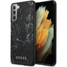Guess Samsung Galaxy S21 (Plus) Hardcase Marble Cover Sort