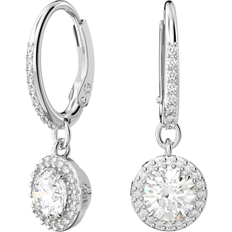 Swarovski Constella Drop Earrings - Silver/Transparent