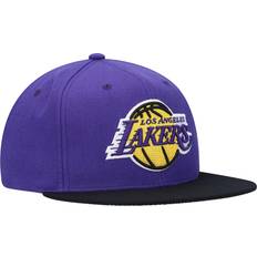 Mitchell & Ness Los Angeles Lakers Hardwood Classics Bandana Undervisor Snapback Hat Men - Purple