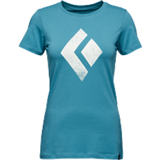 Black Diamond Chalked Up T-shirt Women's - Cerulean Blue