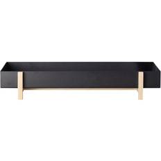 Ovnssikre Serveringsbrett Design House Stockholm Botanic Tray Flowerpot Tray 45 x 20 cm x H 4.8 cm Black Serveringsbrett