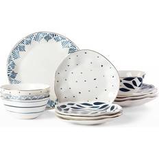 Dishwasher Safe Dinner Sets Lenox Blue Bay 12-Piece Dinnerware Set Blue Dinner Set