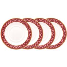 Red Saucer Plates Noritake Crochet Saucer Plate